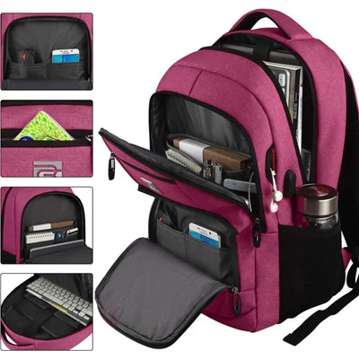 Rugzak voor School - Waterbestendig Model met Laptopvak en USB-Poort