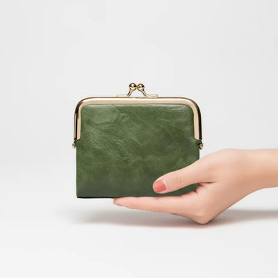 Portemonnee - Compact Vintage Model Met Praktische Kaartvakken