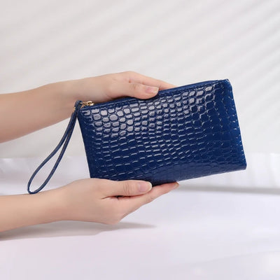 Portemonnee - Compact Model Met Krokodillenlook