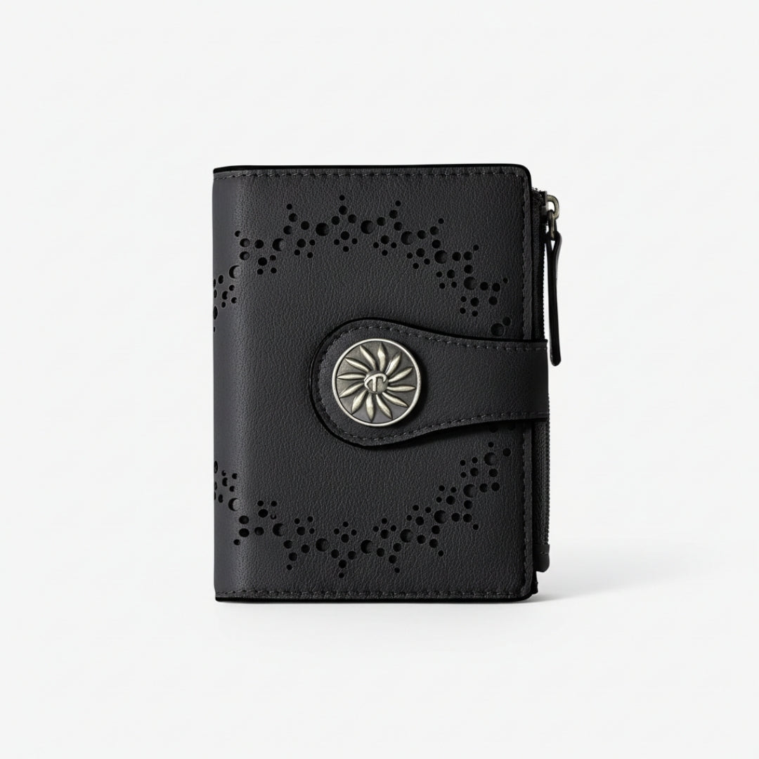 Leren Portemonnee - Unisex Model Met RFID Bescherming En Muntvak