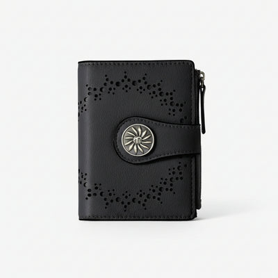 Leren Portemonnee - Unisex Model Met RFID Bescherming En Muntvak