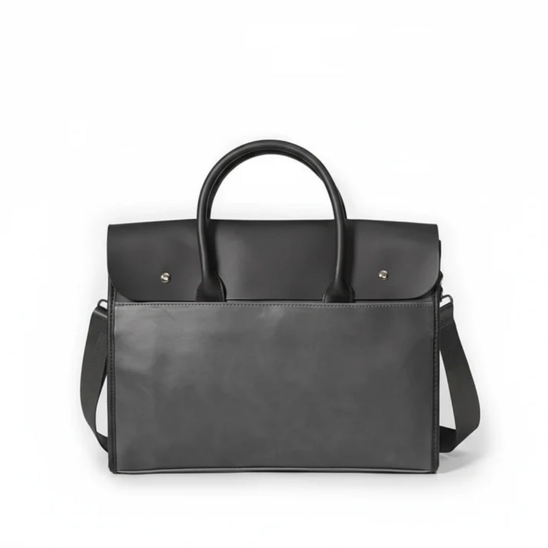 Aktetas - Retro Herenmodel Met 14 Inch Laptopruimte