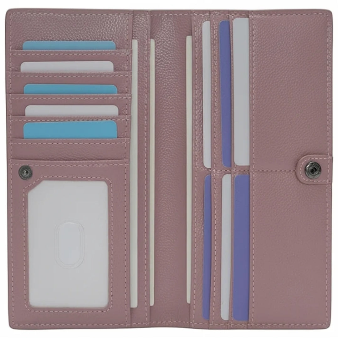 Leren Portemonnee - Ultradun Model met RFID-Bescherming