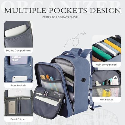 Reis Rugzak - Handbagage Model Met Laptopvak