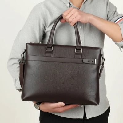 Leren Laptoptas Met Schouderriem - Clive