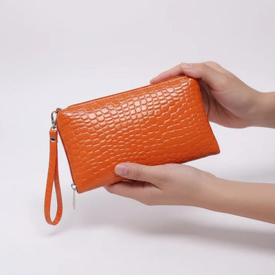 Portemonnee - Compact Model Met Krokodillenlook