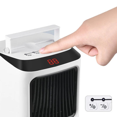 Elektrische Heater - 50W Met Stille Ventilator En Afstandsbediening
