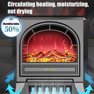 Elektrische Haard - 1800W Verwarming Met 3D Vlameffect En Afstandsbediening