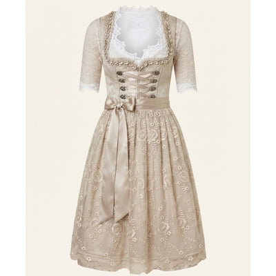 Traditionele Dirndl Jurk - Met Corset En Kanten Blouse