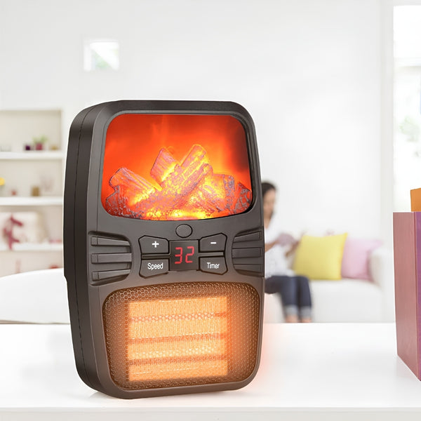 Chauffage portable - 1000W Chauffage avec télécommande et minuterie