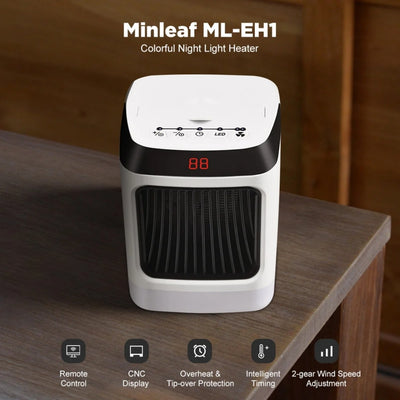 Elektrische Heater - 50W Met Stille Ventilator En Afstandsbediening