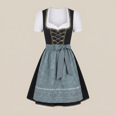 Traditioneel Oktoberfest Dirndl Jurk Met Borduursels Voor Dames - Anna