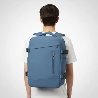 Handbagage Rugzak - Compact Reismodel met 180° Opening