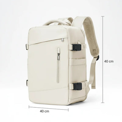 Handbagage Rugzak - Compact Reismodel met 180° Opening