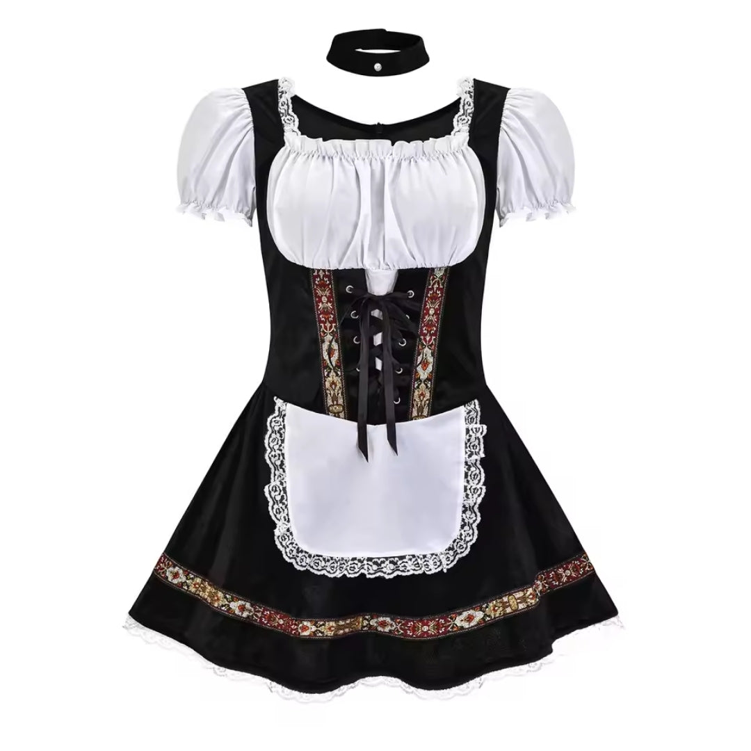 Oktoberfest Dirndl - Moderne Stijl Met Veterdetails