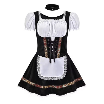 Oktoberfest Dirndl - Moderne Stijl Met Veterdetails