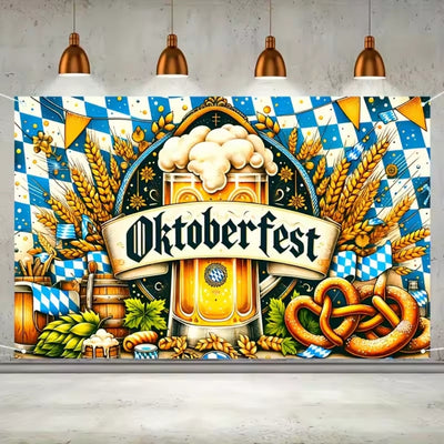 Oktoberfest Decoratie - Thema Banner In Traditioneel Duitse Banner