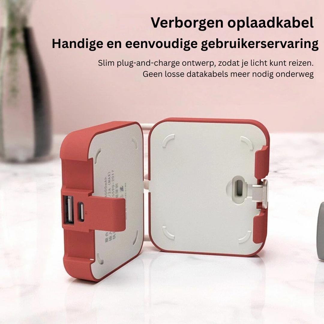 Powerbank - Sammenklappelig hurtigoplader - VoltFold