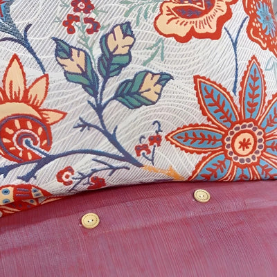 Boho Kussenslopen - Bloemenpatroon Met Zacht Katoen (2-delige Set)