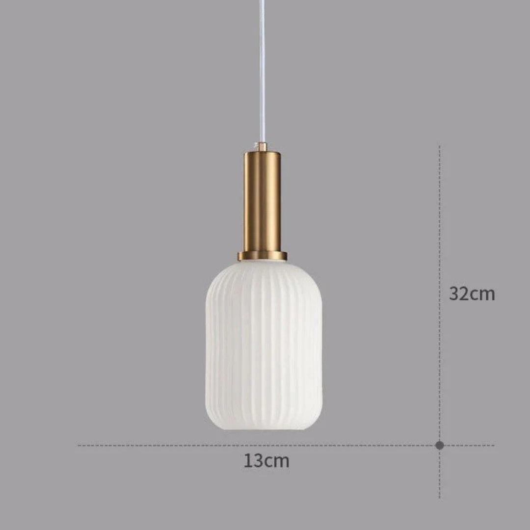 Pendellampe - Retro Glas Designlampe - Luméa