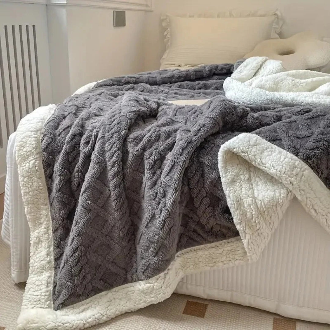 Sherpa Fleece Deken - Omkeerbaar Pluche Design