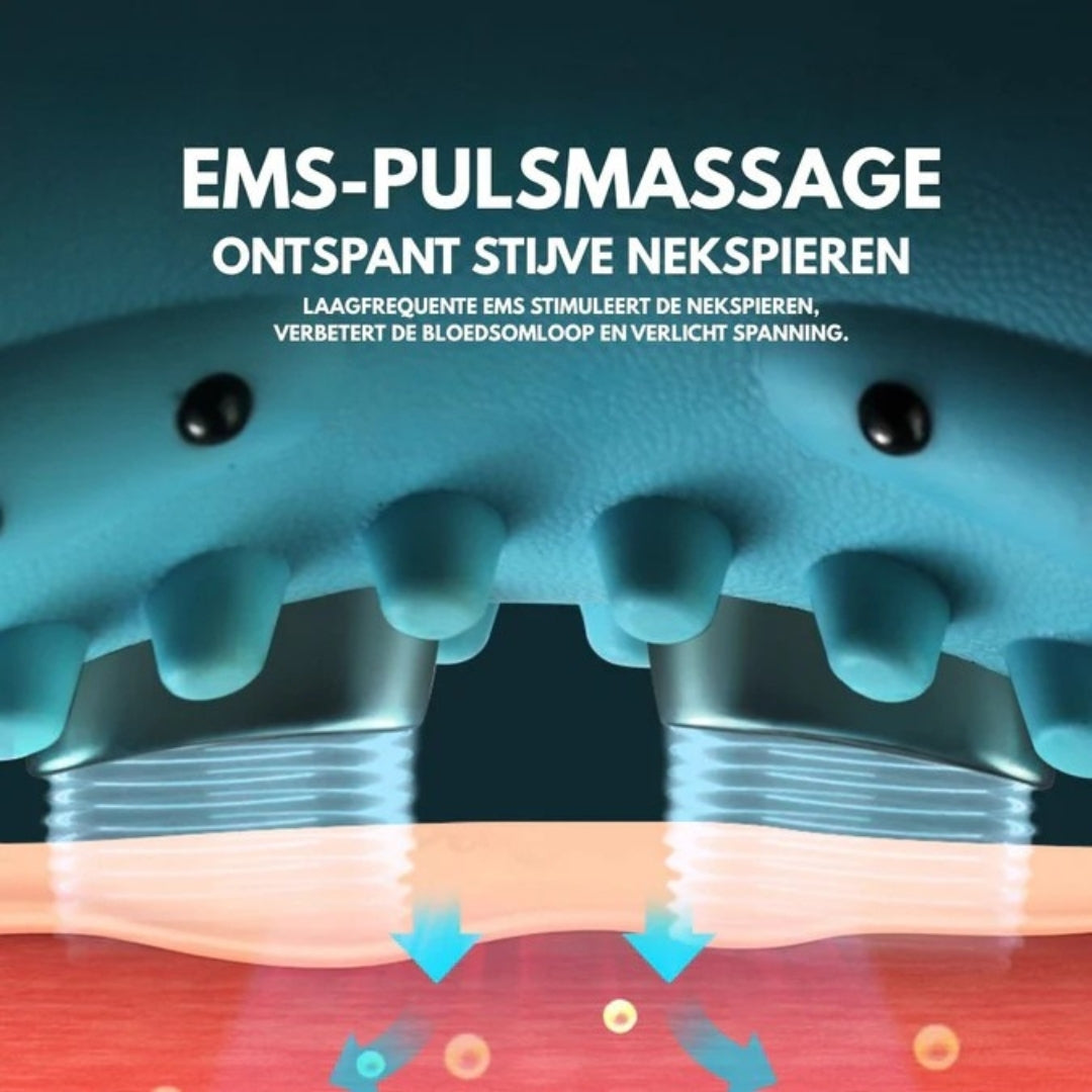 NeckEase - Neck massage pillow with EMS and heat
