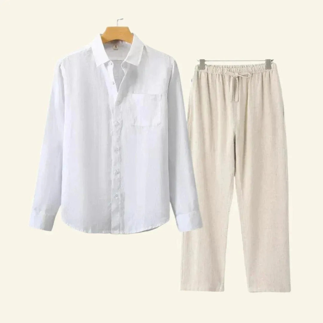 Linnen heren set - Comfortabele mix & match outfit
