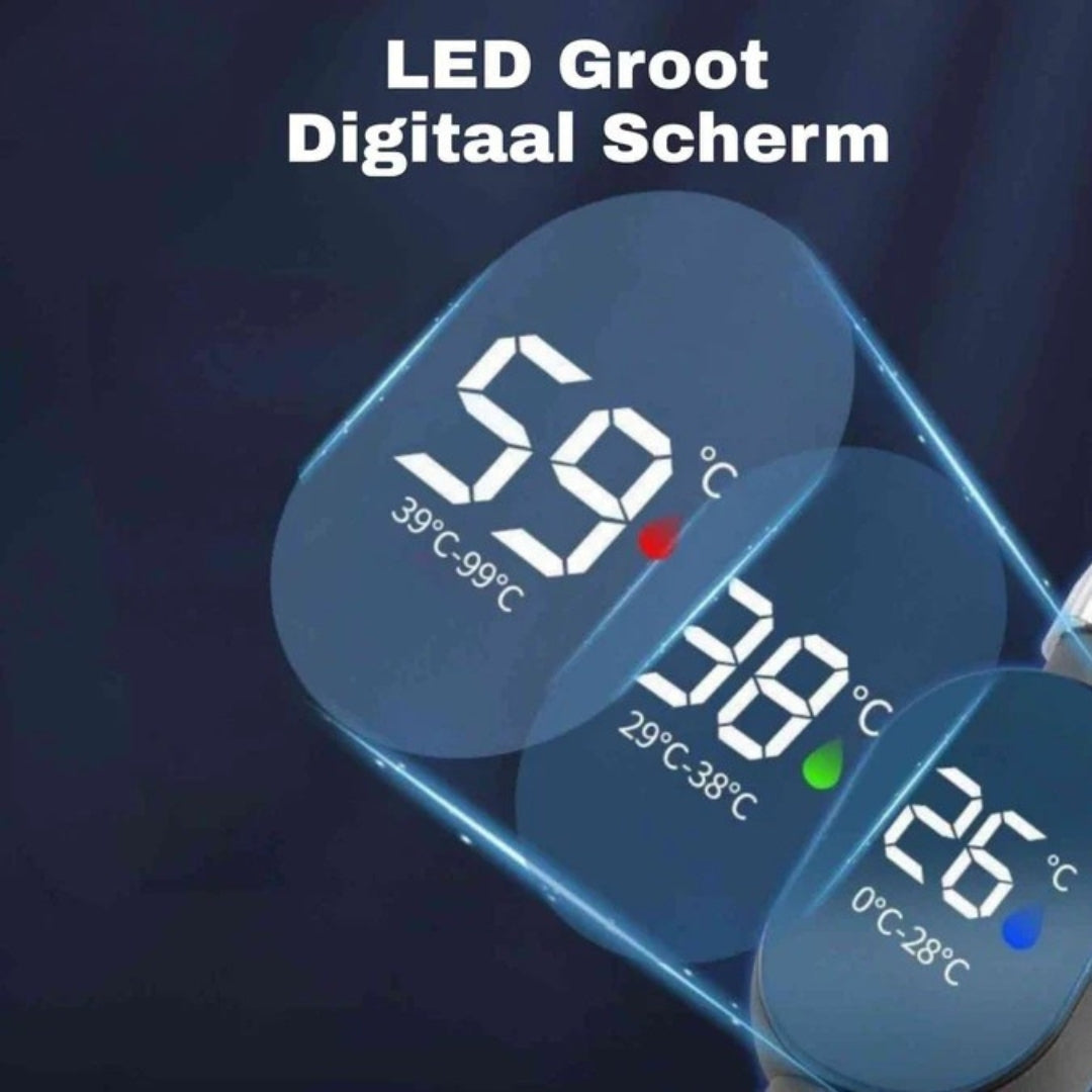 ThermoGauge - Digital vandhane termometer med LED display