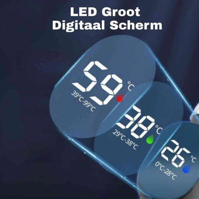 ThermoGauge - Digitale kraan thermometer met LED display
