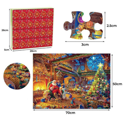 Julepuslespil-adventskalender