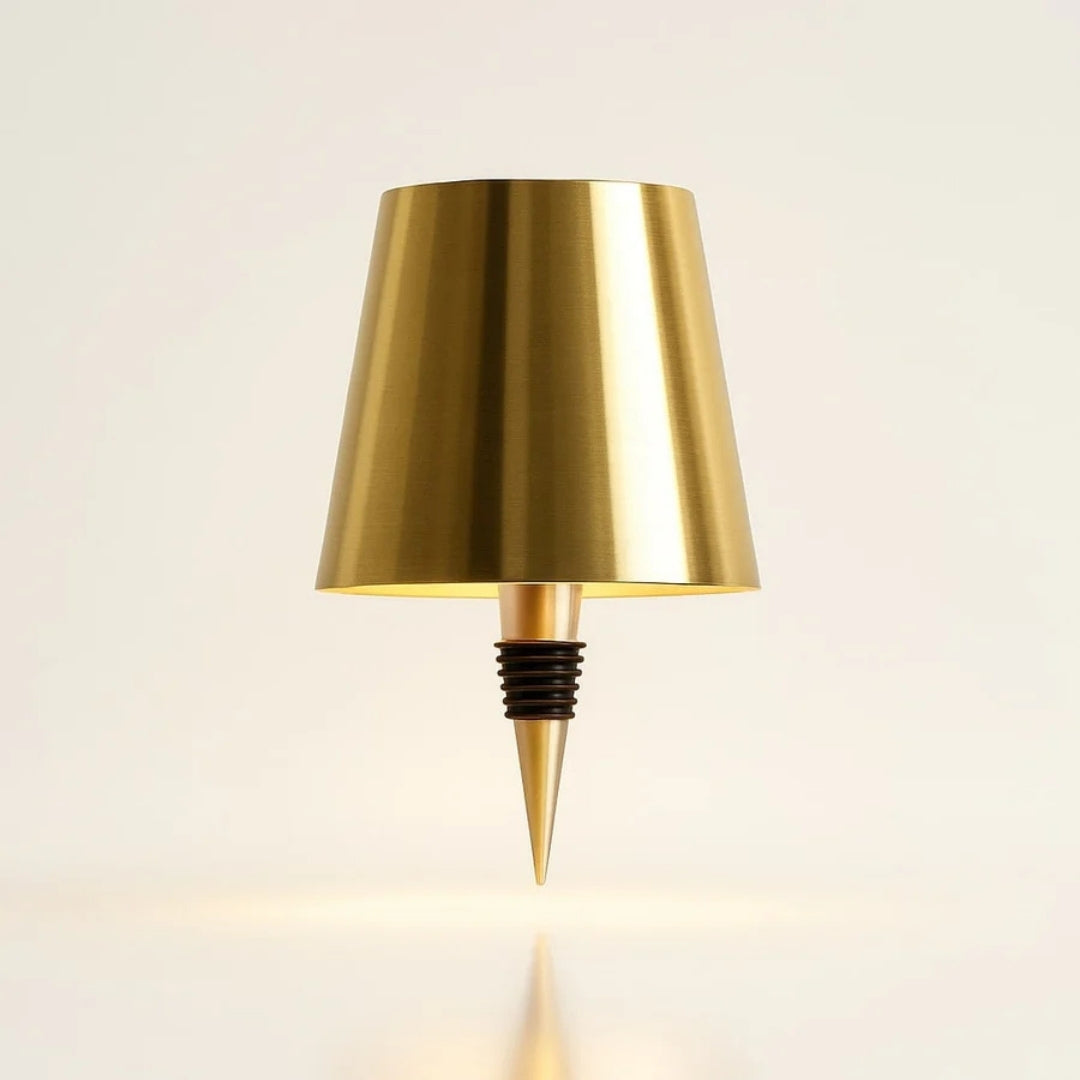 Bordlampe - Trådløs flaske lampe med stemningsbelysning - GlowBottle