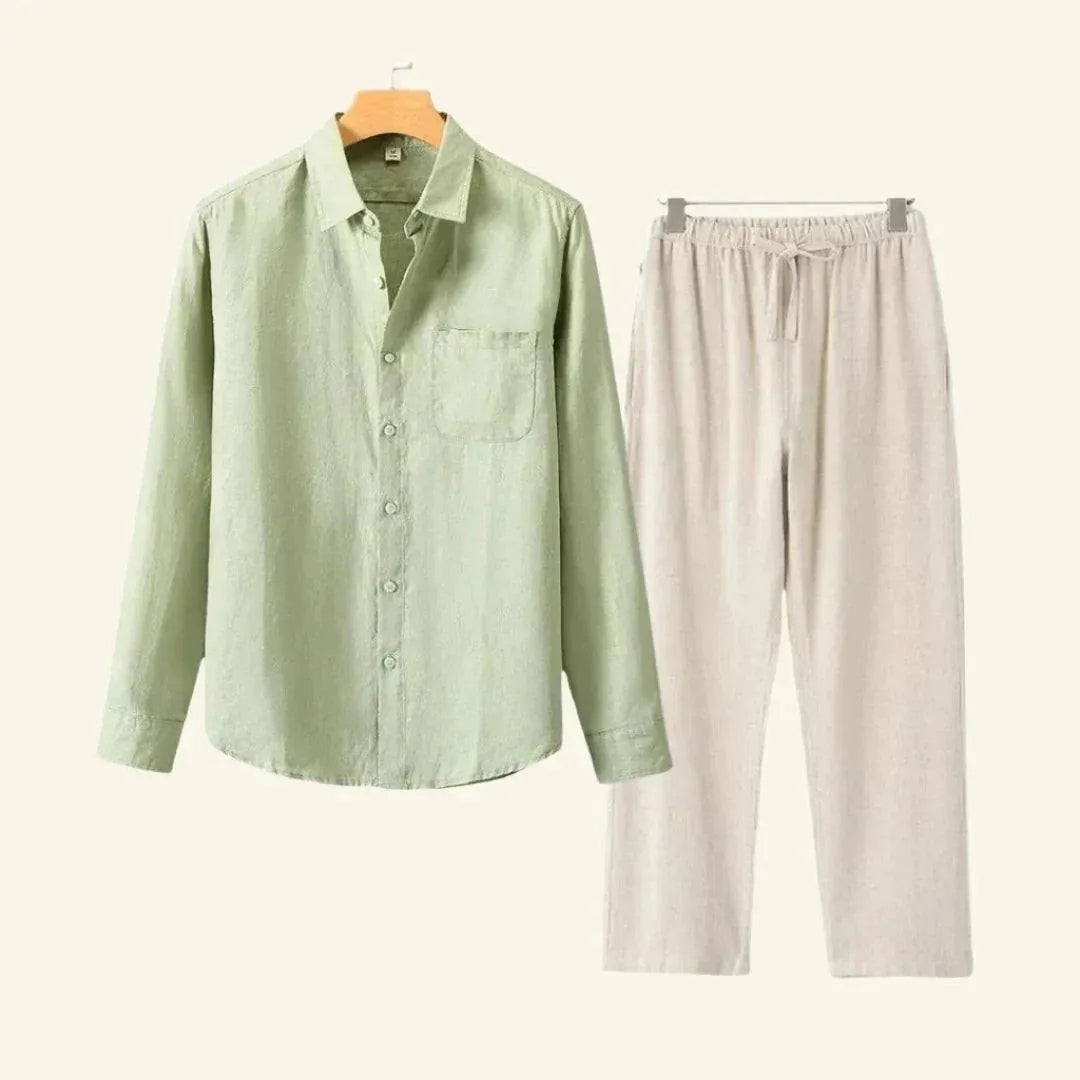 Linnen heren set - Comfortabele mix & match outfit