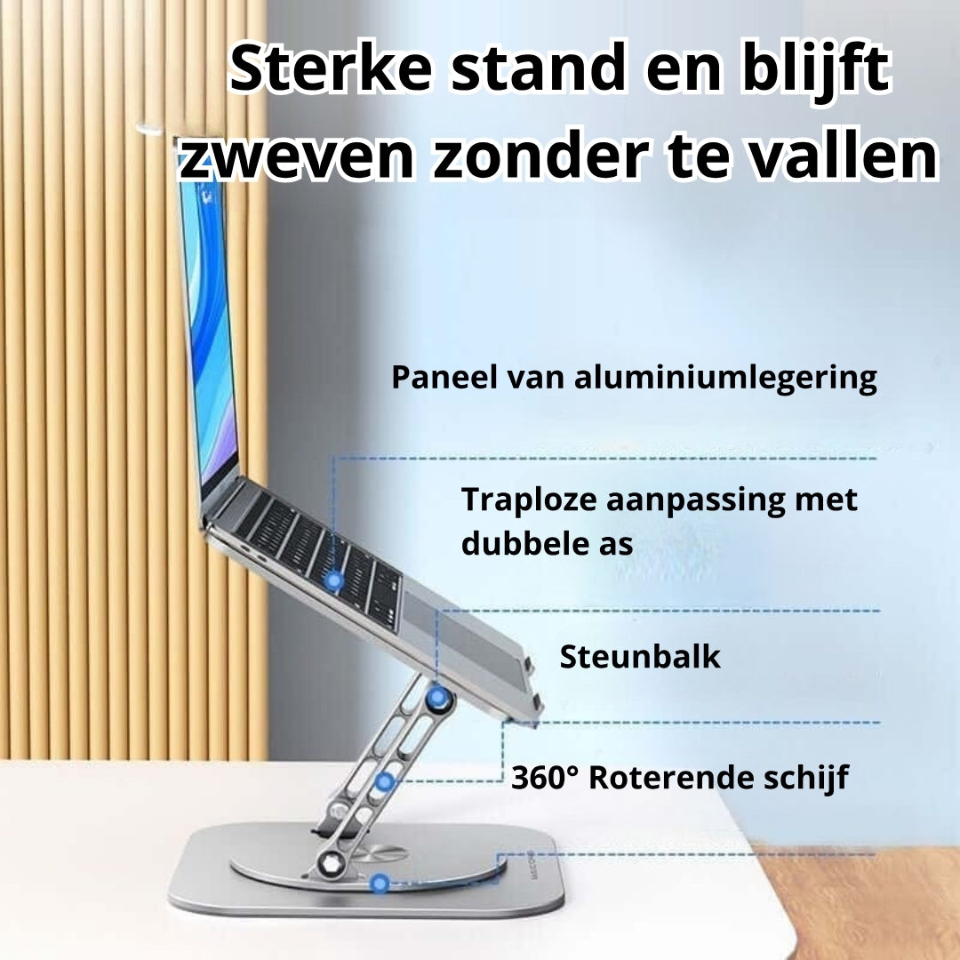 Holder 360° Stand - Rotating Aluminum Laptop Tablet Stand