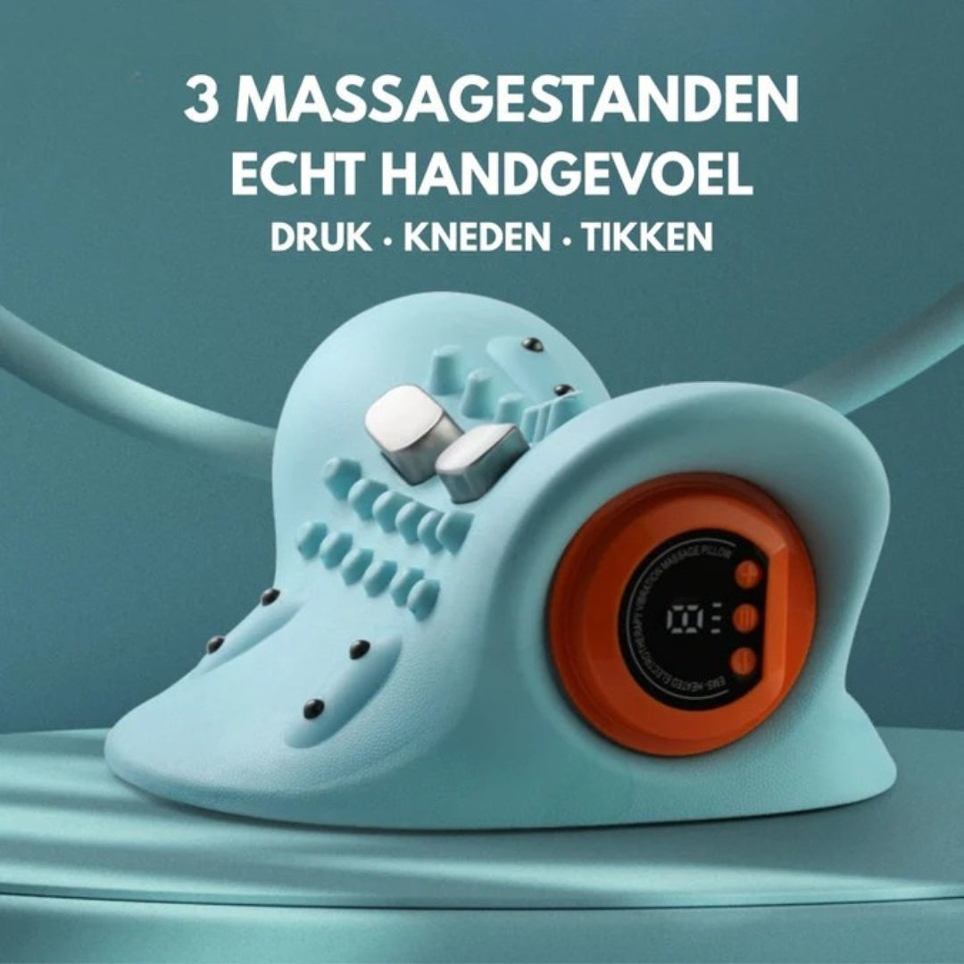 NeckEase - Neck massage pillow with EMS and heat