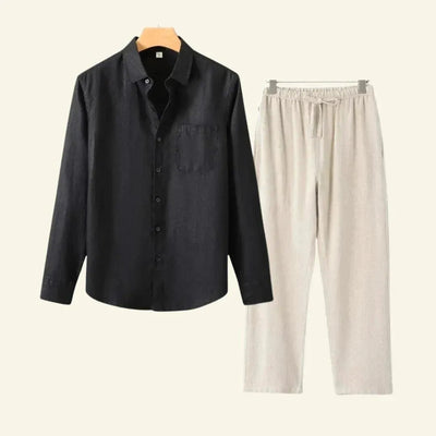 Linnen heren set - Comfortabele mix & match outfit