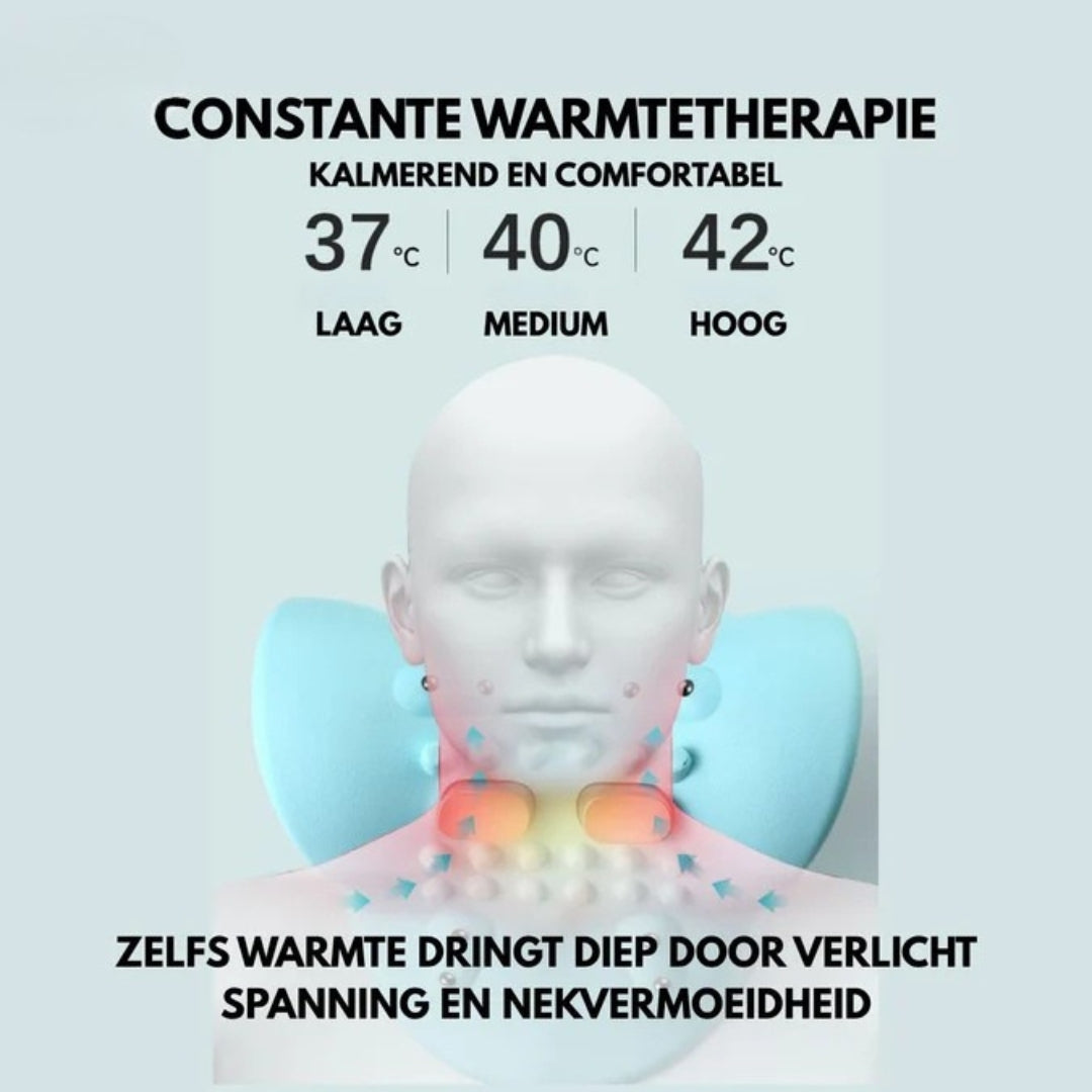 NeckEase - Neck massage pillow with EMS and heat