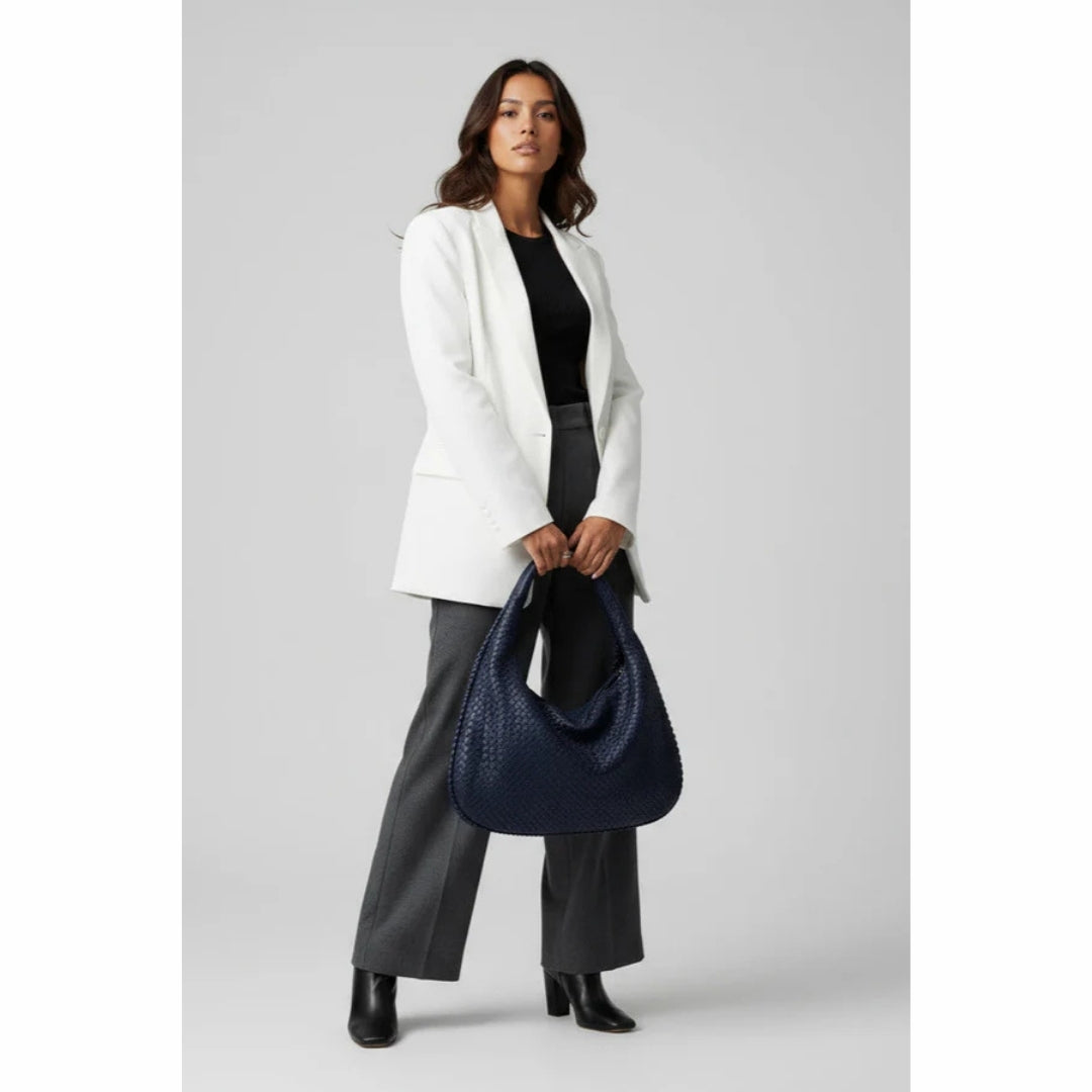 Lunavelle håndtaske - Flettet elegant taske