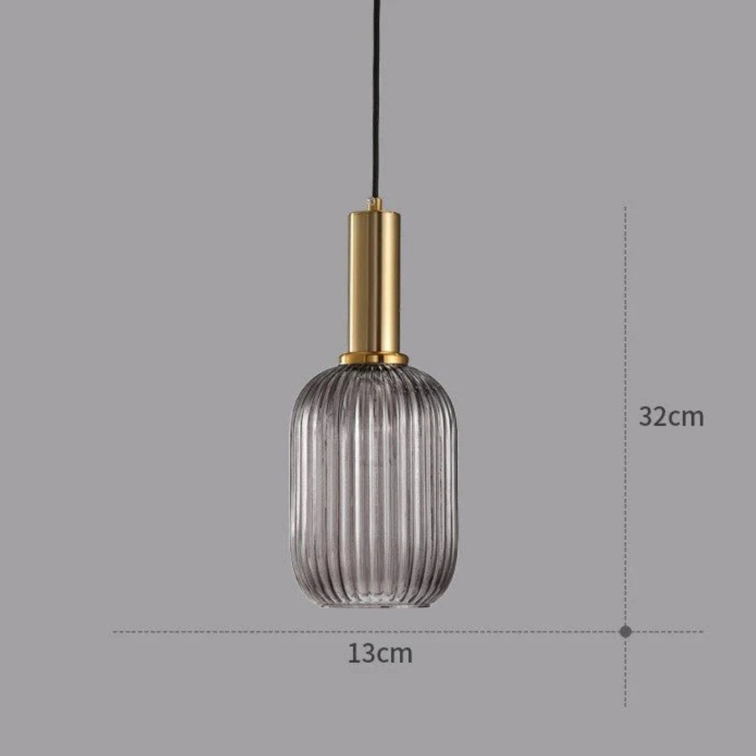 Pendellampe - Retro Glas Designlampe - Luméa