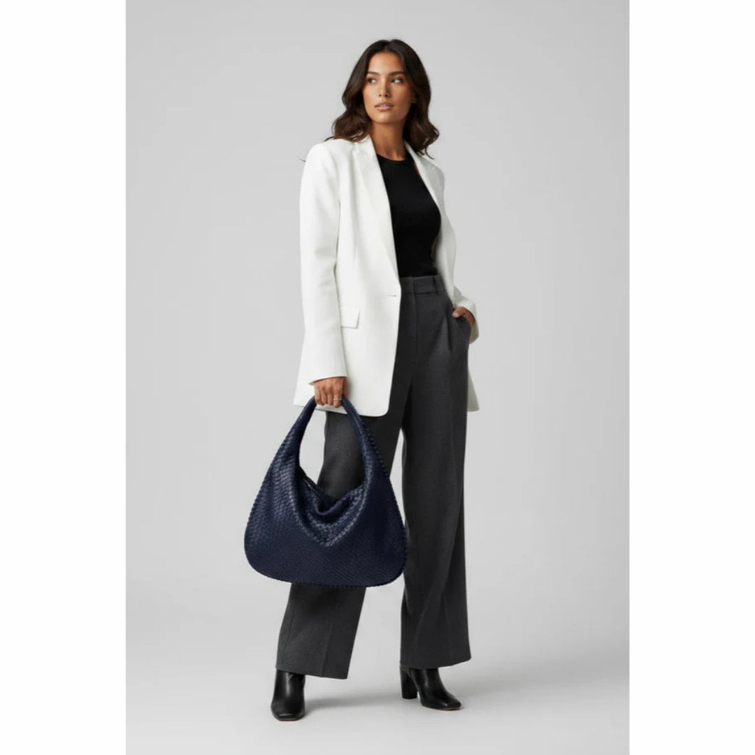 Lunavelle håndtaske - Flettet elegant taske