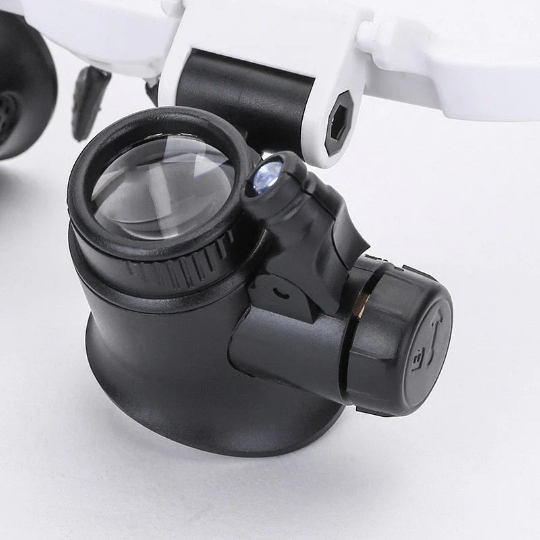 Forstørrelsesglas briller - LED briller med stærk forstørrelse - FocusVision