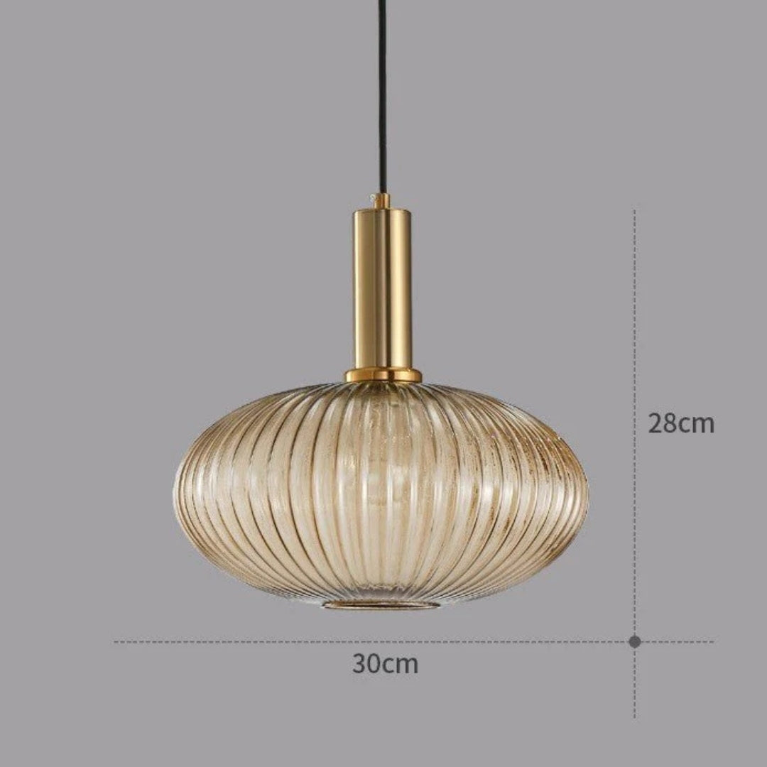 Pendellampe - Retro Glas Designlampe - Luméa