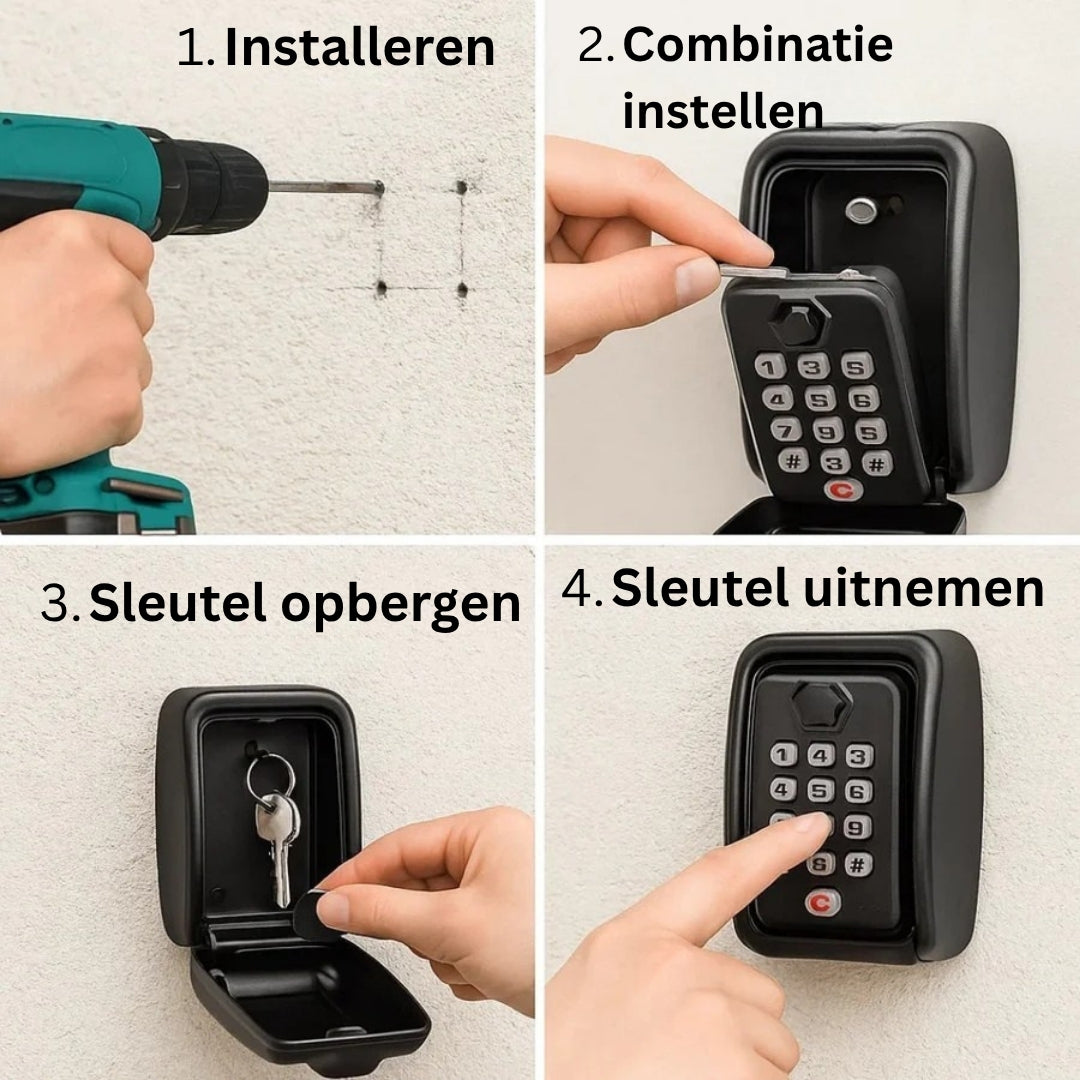 Key Safe - Secure Key Storage with Combination Lock - SecureBox