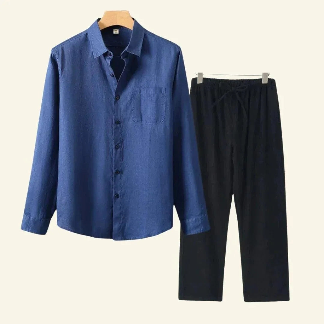 Linnen heren set - Comfortabele mix & match outfit