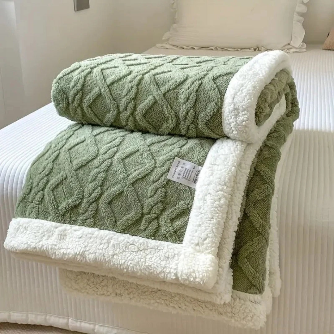 Sherpa Fleece Deken - Omkeerbaar Pluche Design