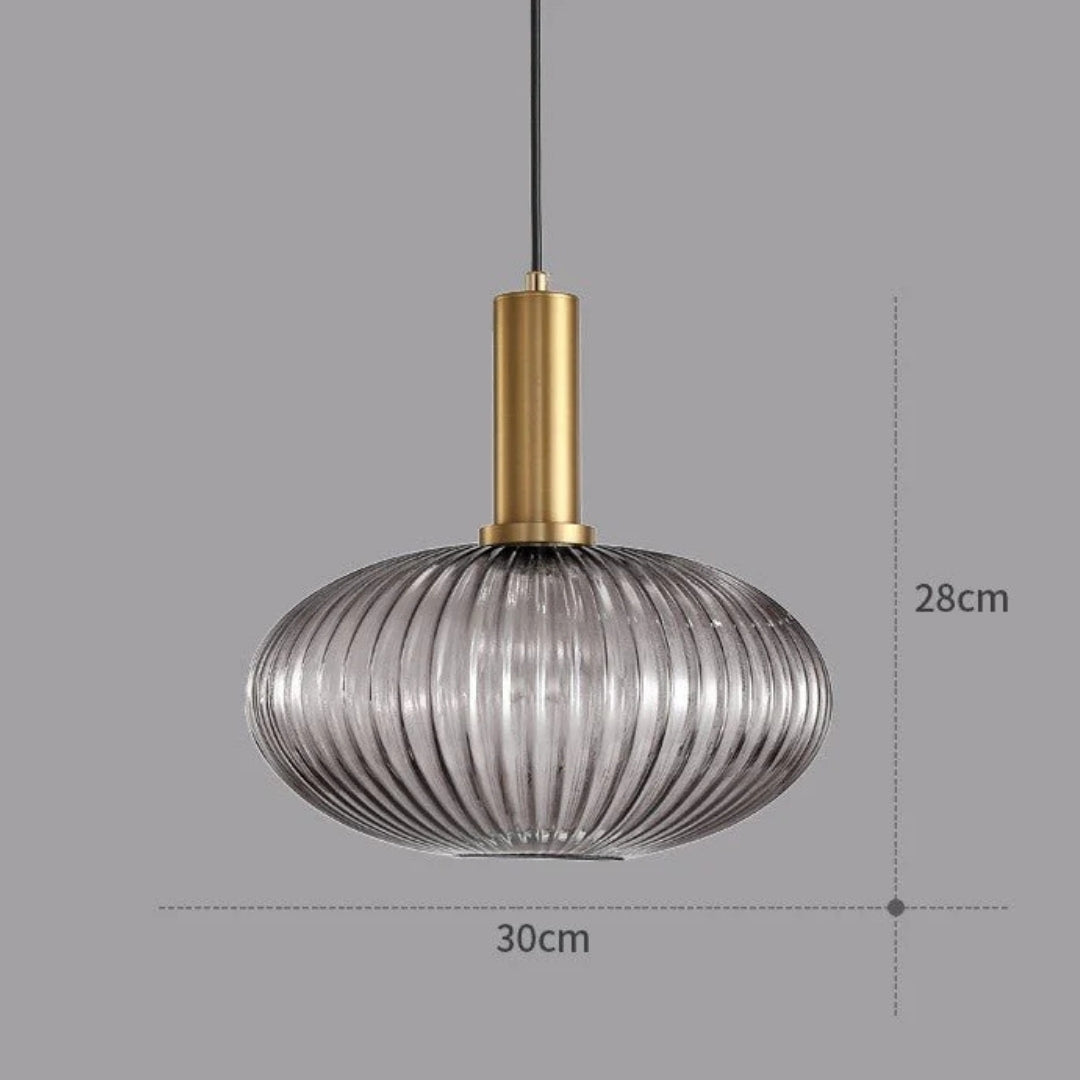 Pendellampe - Retro Glas Designlampe - Luméa