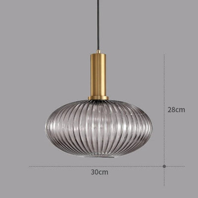 Pendellampe - Retro Glas Designlampe - Luméa