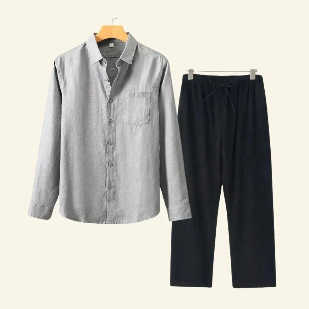 Linnen heren set - Comfortabele mix & match outfit