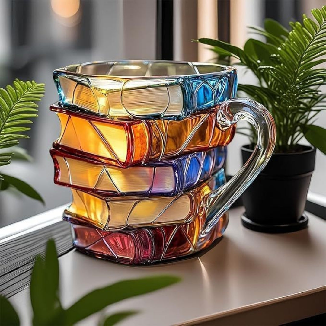 Book Mug - 3D Mug for Unique Coffee Moments