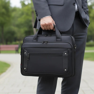 Laptoptas - Praktische Canvas Uitvoering Voor Werk En Reizen