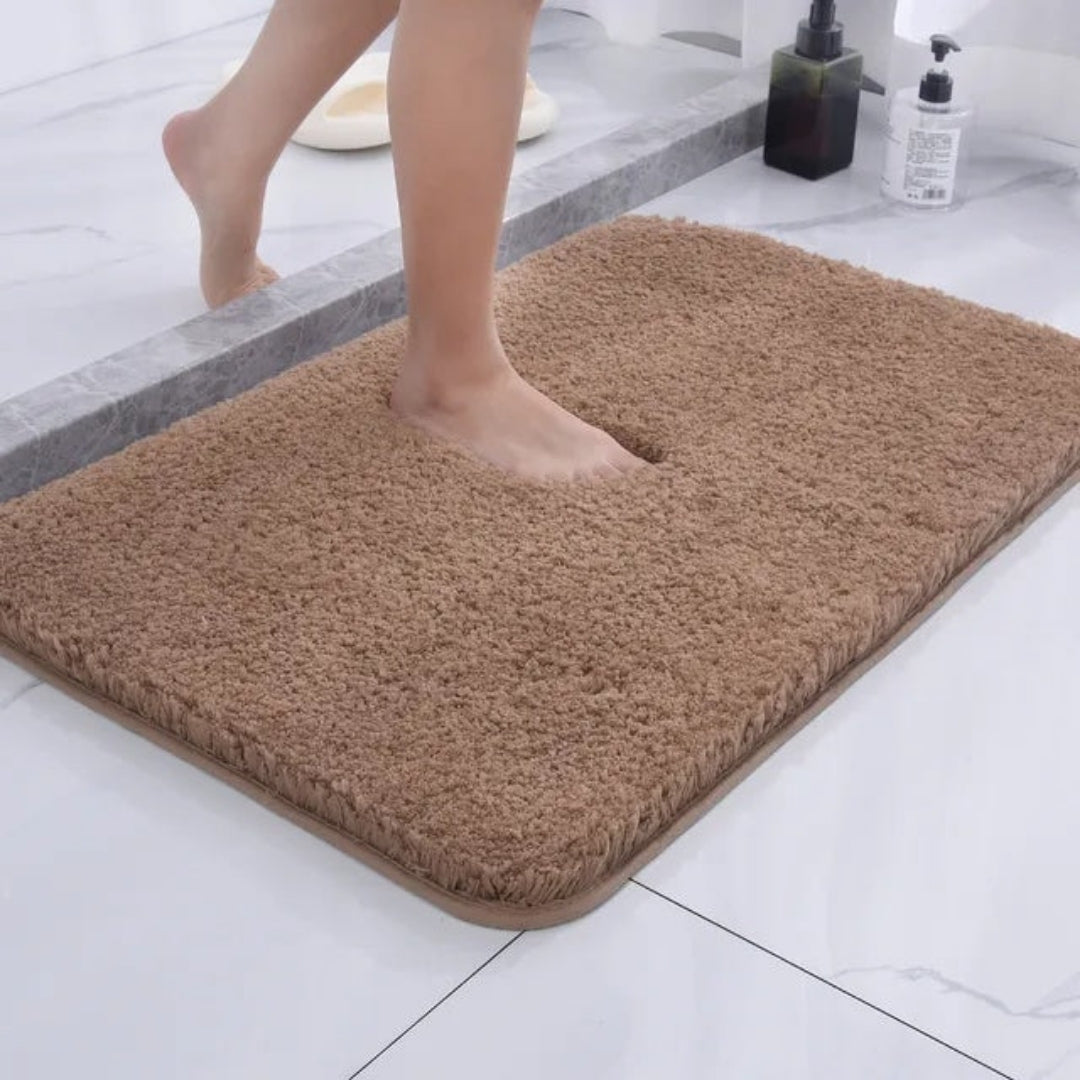 Fleece Badmat - Ultrazacht Absorberend Pluche Met Antislip Onderzijde
